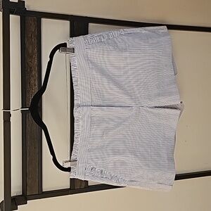 J. Crew Pinstripe Paper Bag Waosted Shorts